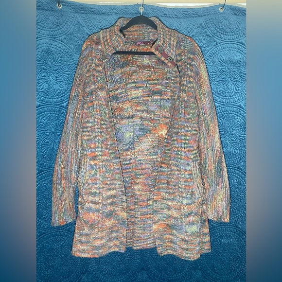 Colorful Knit Cardigan - Picture 1 of 3